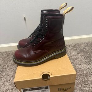 Doc Martens Vegan 1460 Cherry Red